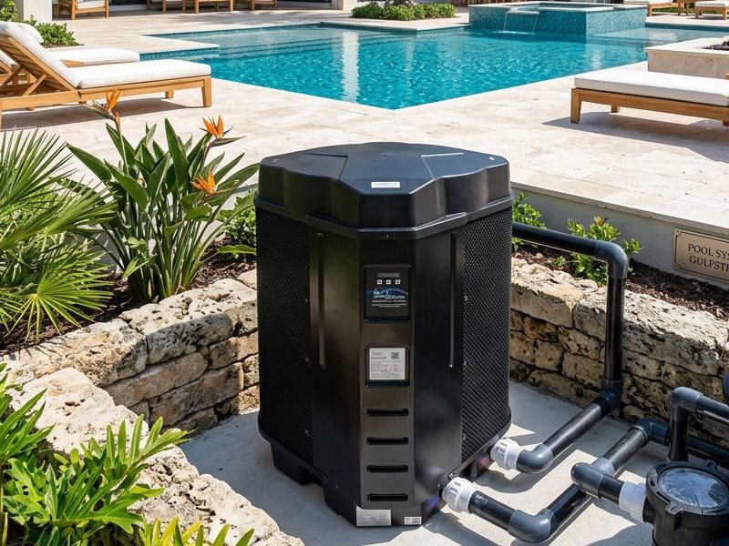 Pool heater installation on Long Island by All Island Comfort